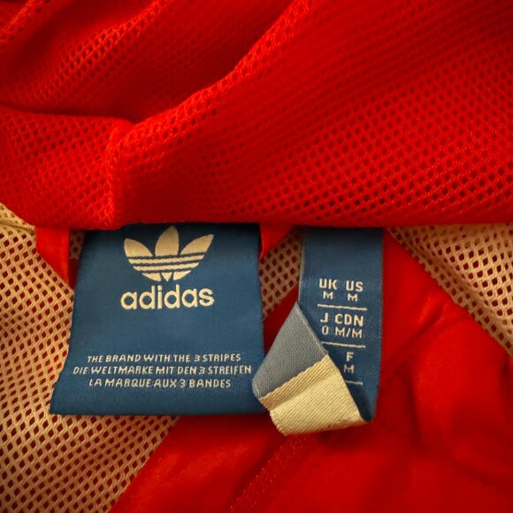 Adidas Windbreaker Red White and Blue Medium - Picture 4 of 4